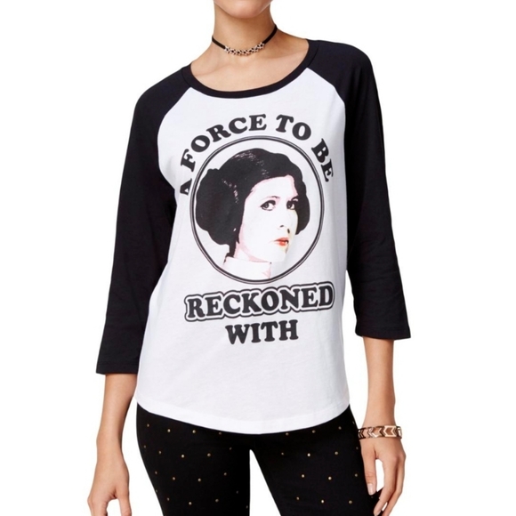 Star Wars Tops - Star Wars Leia "A Force to be Reckoned With" shirt